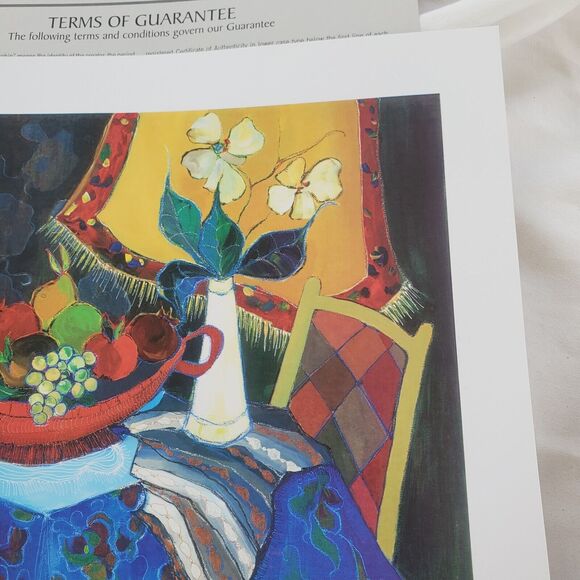 Itzchak Tarkay COA Too Cold at Home Seriolithograph Certificate Of Authenticity - Picture 4 of 10